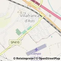 Mapa Villafranca d'Asti