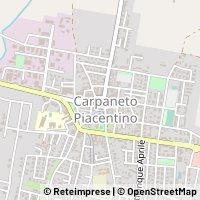 Kaart Carpaneto Piacentino