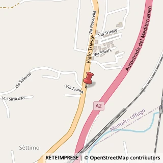 Mappa Via Trieste, n°143, 87046 Montalto Uffugo, Cosenza (Calabria)