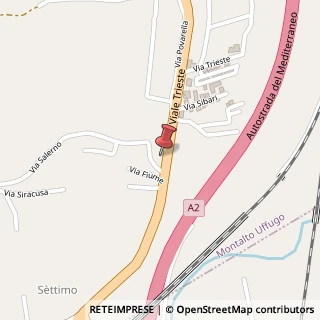 Mappa Via Trieste, 87046 Montalto Uffugo, Cosenza (Calabria)