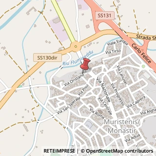 Mappa Via San Sebastiano, 5, 09023 Monastir, Medio Campidano (Sardegna)