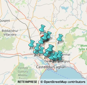 Mappa Via Roma, 09023 Monastir CA, Italia (10.3095)