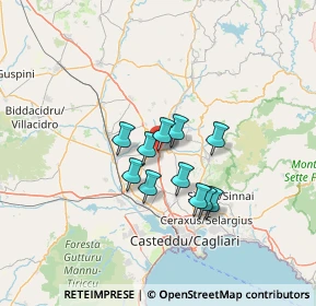 Mappa Via Progresso, 09023 Monastir CA, Italia (10.14455)