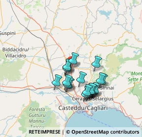 Mappa Via Progresso, 09023 Monastir CA, Italia (12.6545)
