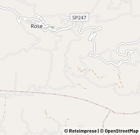 Mappa Via Sovarette Soprano, 87040 Rose CS, Italia (1.25385)