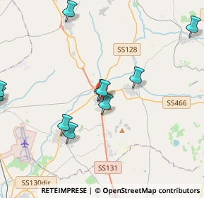 Mappa Via Caprera, 09023 Monastir CA, Italia (5.21182)