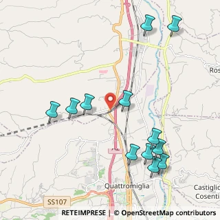 Mappa Via Agrigento, 87046 Montalto Uffugo CS, Italia (2.60417)