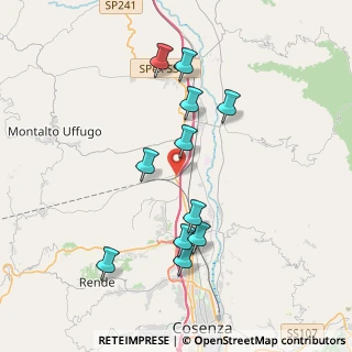 Mappa Via Agrigento, 87046 Montalto Uffugo CS, Italia (4.02182)