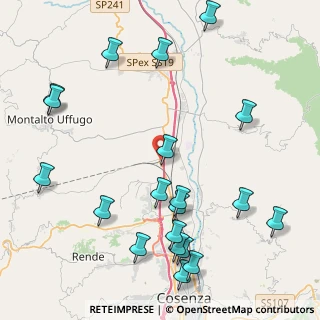 Mappa Via Agrigento, 87046 Montalto Uffugo CS, Italia (5.773)