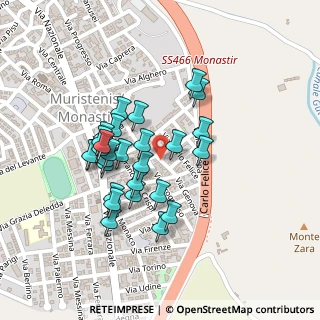 Mappa Via G. Garibaldi, 09023 Monastir CA, Italia (0.2)