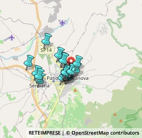 Mappa Via Mereu, 09041 Dolianova CA, Italia (1.168)