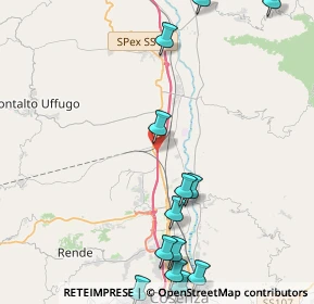 Mappa Autostrada del Mediterraneo, 87036 Rende CS, Italia (6.10462)