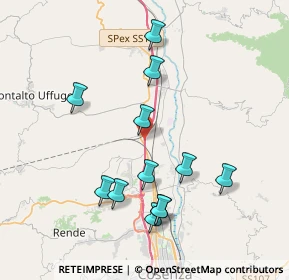 Mappa Autostrada del Mediterraneo, 87036 Rende CS, Italia (4.20833)
