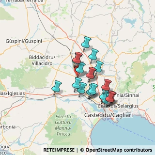 Mappa Via F. Serra, 09034 Villasor CA, Italia (11.726)