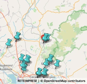 Mappa Via Alagon, 09041 Dolianova CA, Italia (10.648)