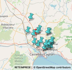 Mappa Via Ferrara, 09023 Monastir CA, Italia (12.50263)