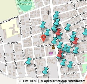 Mappa Via Ferrara, 09023 Monastir CA, Italia (0.13571)