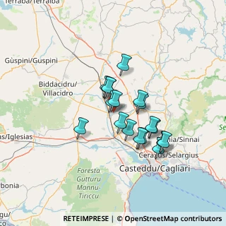 Mappa Via Coghinas, 09034 Villasor CA, Italia (11.235)