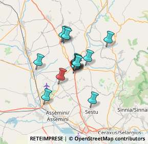 Mappa 09023 Monastir CA, Italia (4.87)