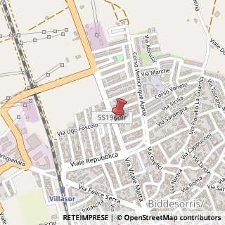 Mappa Via V. Matta, 52, 09034 Villasor, Cagliari (Sardegna)