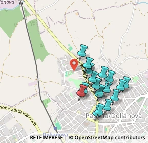 Mappa Via Gandhi, 09041 Dolianova CA, Italia (0.494)