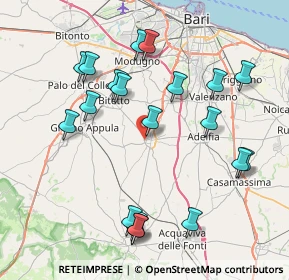 Mappa VIa Lazzaretto, 70028 Sannicandro di Bari BA, Italia (9.1365)