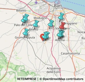 Mappa VIa Lazzaretto, 70028 Sannicandro di Bari BA, Italia (6.40167)