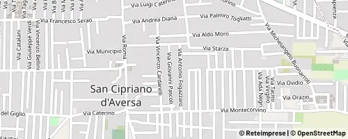 Mappa San Cipriano d’Aversa