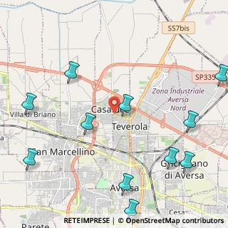 Mappa Via Teverola Casaluce Snc, 81030 Casaluce CE, Italia (3.08273)