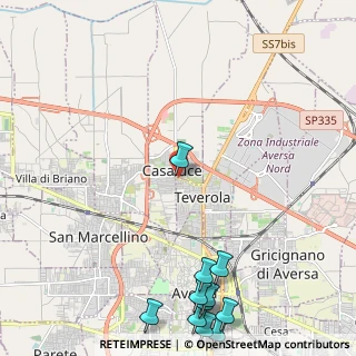 Mappa Via Teverola Casaluce Snc, 81030 Casaluce CE, Italia (3.49091)