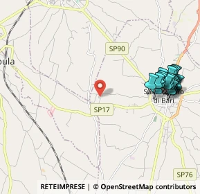 Mappa Via Grumo, 70028 Sannicandro di Bari BA, Italia (2.674)