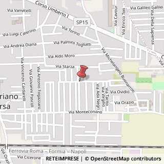 Mappa Via Giacomo Leopardi, 9, 81036 San Cipriano d'Aversa, Caserta (Campania)