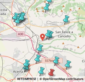 Mappa Via Giovanni Leone, 81027 San Felice a Cancello CE, Italia (5.552)