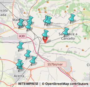 Mappa Via Giovanni Leone, 81027 San Felice a Cancello CE, Italia (4.67357)