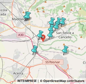 Mappa Via Giovanni Leone, 81027 San Felice a Cancello CE, Italia (3.37455)