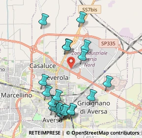 Mappa Zona Industriale A.S.I., 81032 Carinaro CE, Italia (2.3775)