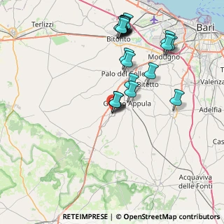 Mappa Via Principe Amedeo, 70020 Toritto BA, Italia (8.753)
