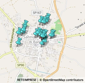 Mappa Piazza Ingegnere V. Chimienti, 70028 Sannicandro di Bari BA, Italia (0.293)