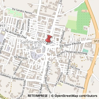Mappa Corso Vittorio Emanuele III, 23, 70028 Sannicandro di Bari, Bari (Puglia)