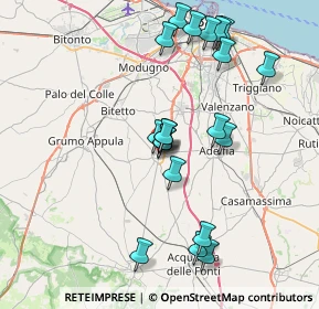 Mappa Piazza Ingegnere V. Chimienti, 70028 Sannicandro di Bari BA, Italia (8.06)