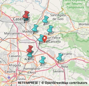 Mappa Via Coste, 81027 San Felice a Cancello CE, Italia (7.64909)