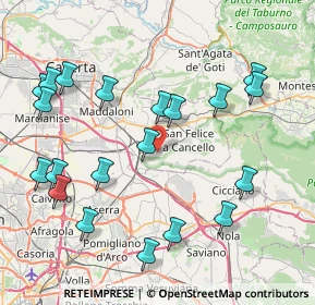 Mappa Via Coste, 81027 San Felice a Cancello CE, Italia (9.9405)