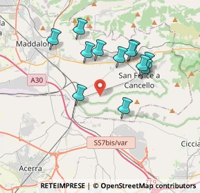 Mappa Via Coste, 81027 San Felice a Cancello CE, Italia (3.5975)
