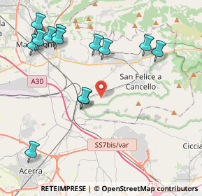 Mappa Via Coste, 81027 San Felice a Cancello CE, Italia (5.13231)