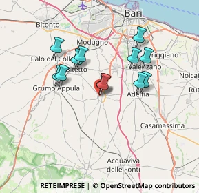 Mappa Via Professore G. Scalera, 70028 Sannicandro di Bari BA, Italia (6.32417)