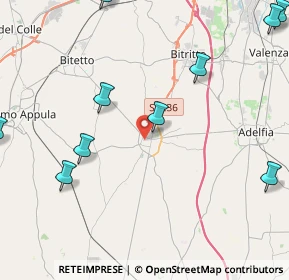 Mappa Via Professore G. Scalera, 70028 Sannicandro di Bari BA, Italia (6.34091)