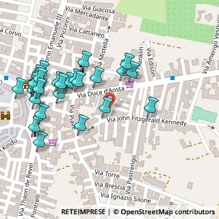 Mappa Via JF. Kennedy, 70028 Sannicandro di Bari BA, Italia (0.14643)