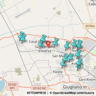 Mappa Via Giacomo Leopardi, 81036 San Cipriano d'Aversa CE, Italia (4.54933)