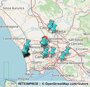 Mappa 81030 Teverola CE, Italia (13.6155)
