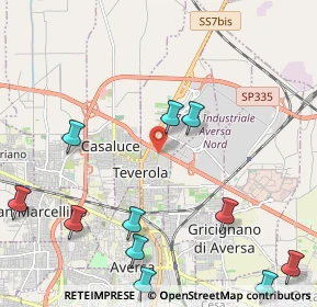 Mappa 81030 Teverola CE, Italia (3.00364)